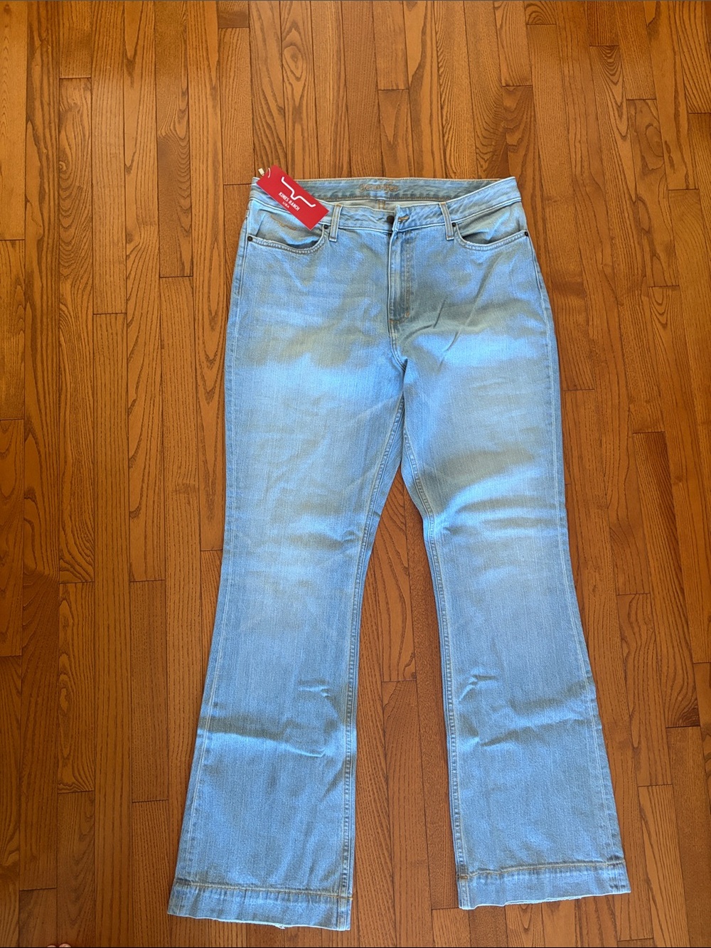 Kimes Ranch Light Blue Flare Jeans